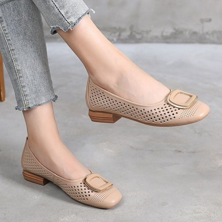 2024 Primăvara Vara Soft Bottom Casual Casual Shallow Mouth Pantofi pentru femei