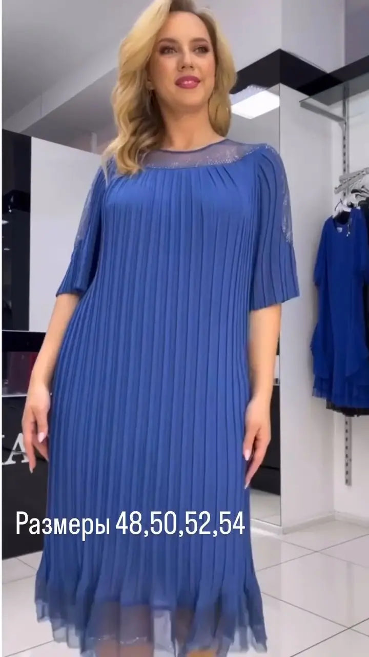【S-5XL】Foarte frumoasa rochie plisata