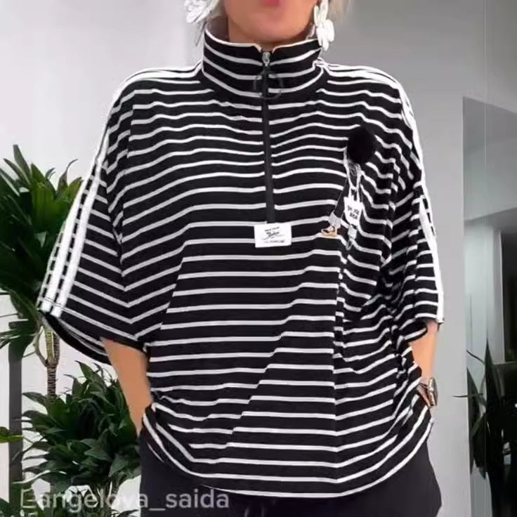 【50%OFF】💕【S-6XL】2024 Top confortabil cu fermoar pe rever