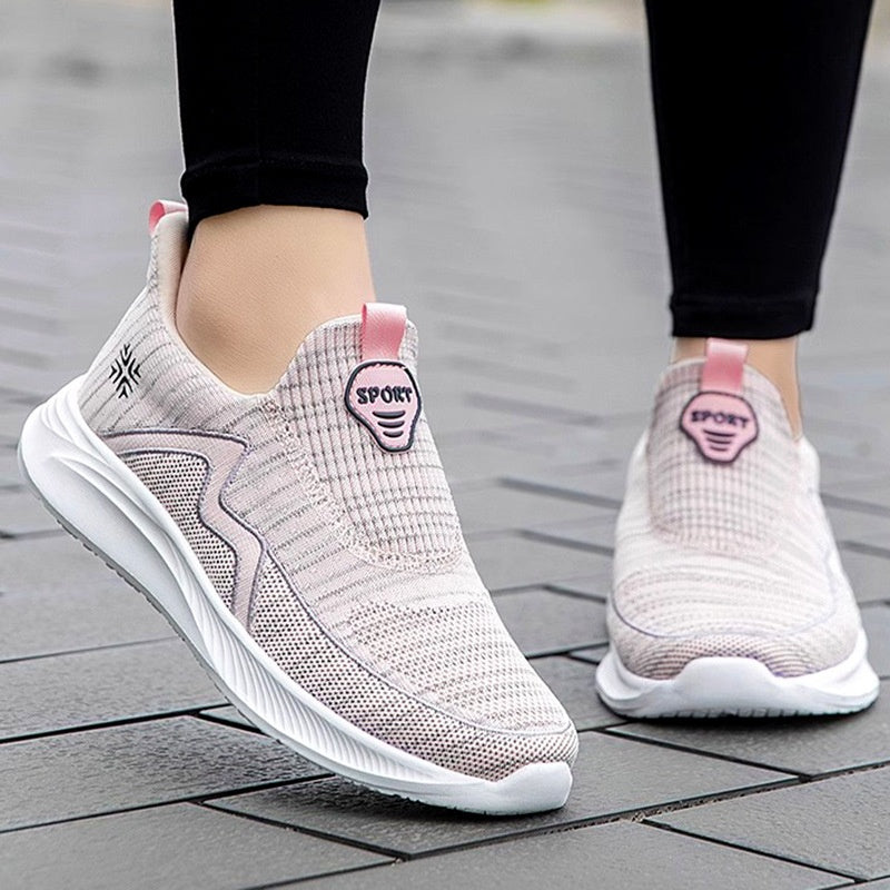 【35-41】2024 noi adidași de femei la modă la modă respirabilă cu talpă moale, antiderapantă și rezistentă la pete