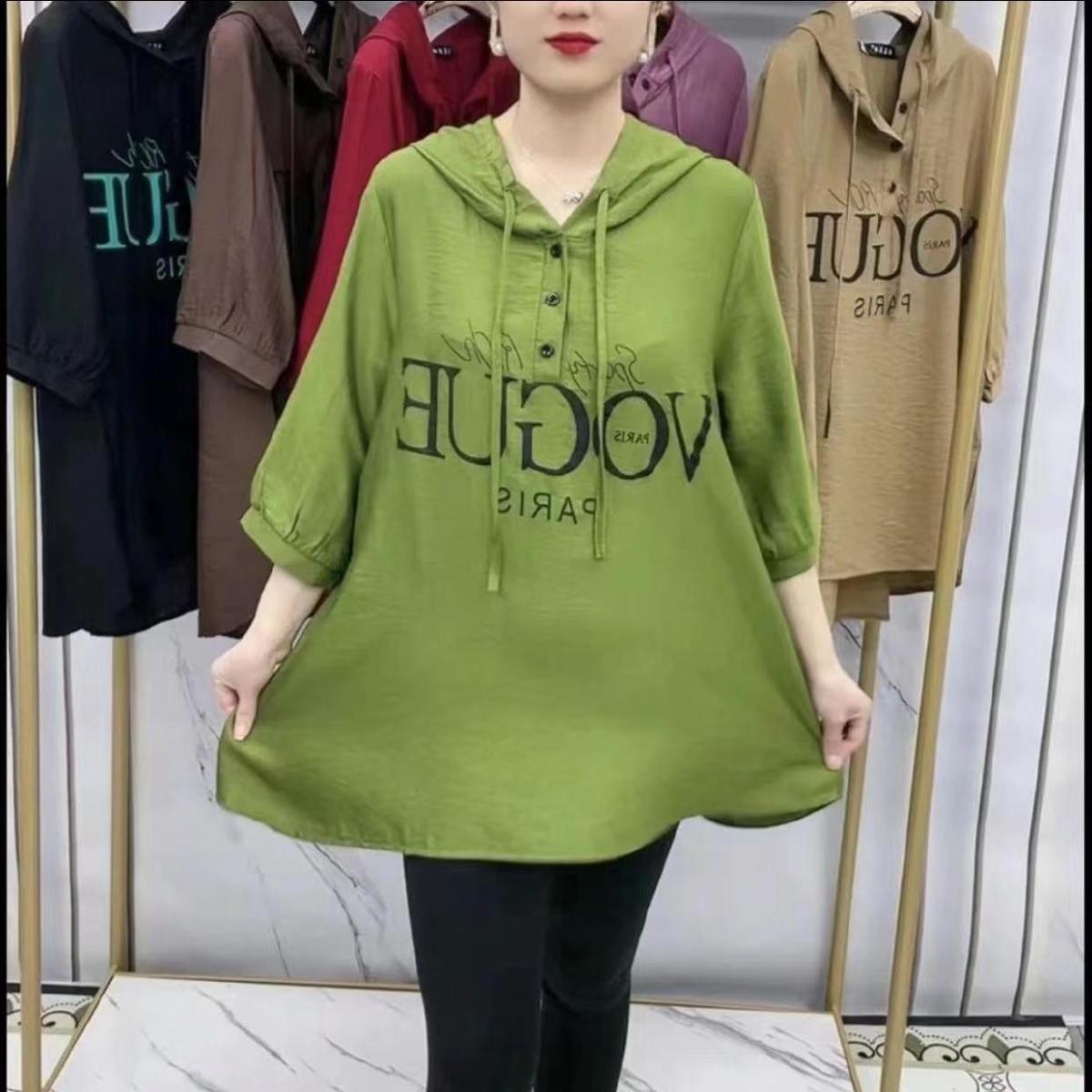 【XL-6XL】2024 new fashion tricou cu glugă mărime mare