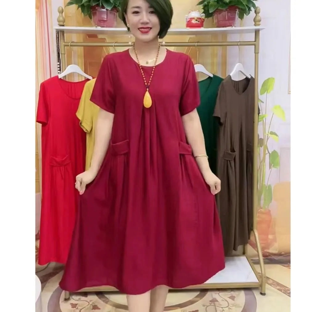 【M - 6XL】2024 rochie universală slim fit cu 2 buzunare stil nou