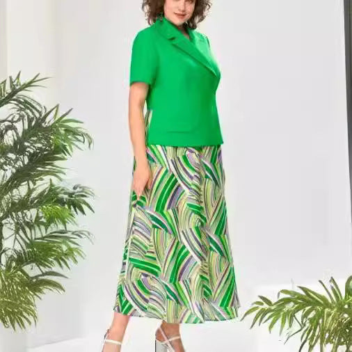 šćS-5XLć2024 stil nou, rochie imprimatÄ la modÄ Či elegantÄ din bumbac pur