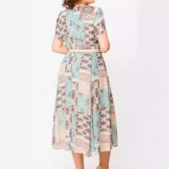【S-5XL】2024 Rochie confortabilă imprimată nouă