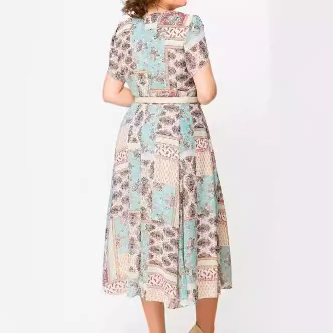 【S-5XL】2024 Rochie confortabilă imprimată nouă