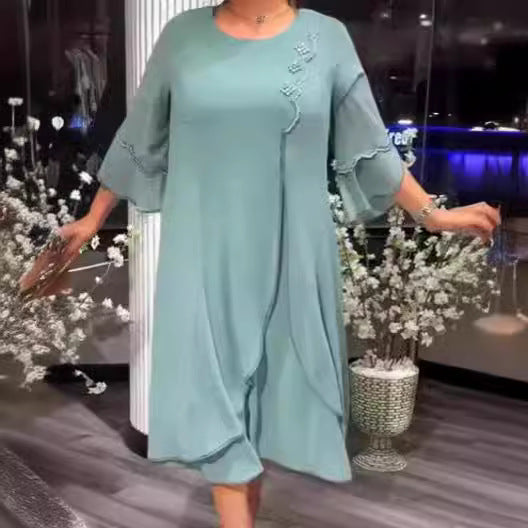 【S-5XL】 ❤️2024 Noi rochii de înaltă calitate din sifon de înaltă calitate
