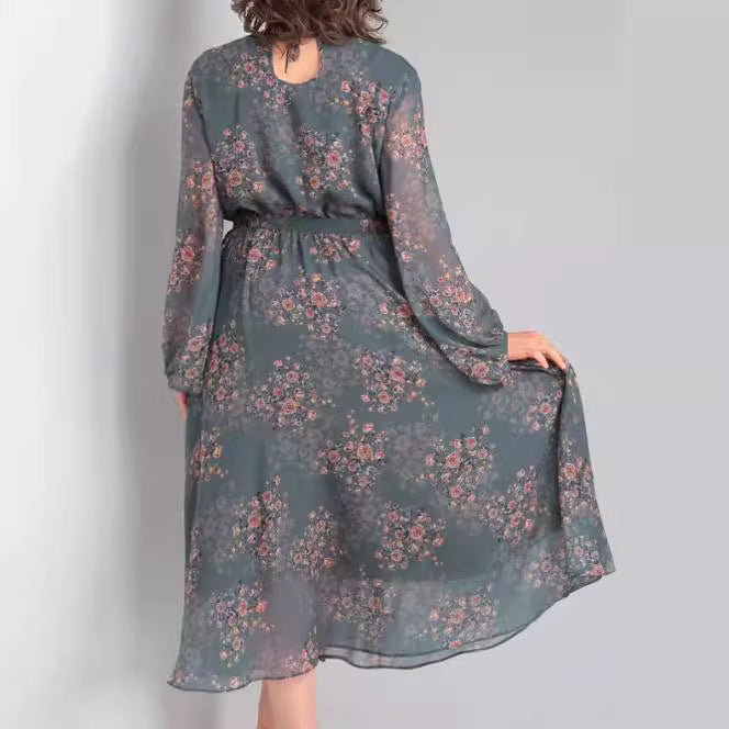 【S - 5XL】Rochie imprimata stilata si eleganta