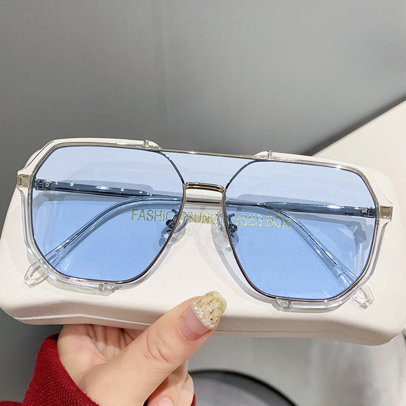 🕶️【 Cumpărați 1, primiți 1 gratuit 】 Ochelari de soare pentru femei Noi Ochelari unici pentru bărbați Ochelari de soare la modă UV400 Ochelari punk Ochelari de modă pentru femei UV400