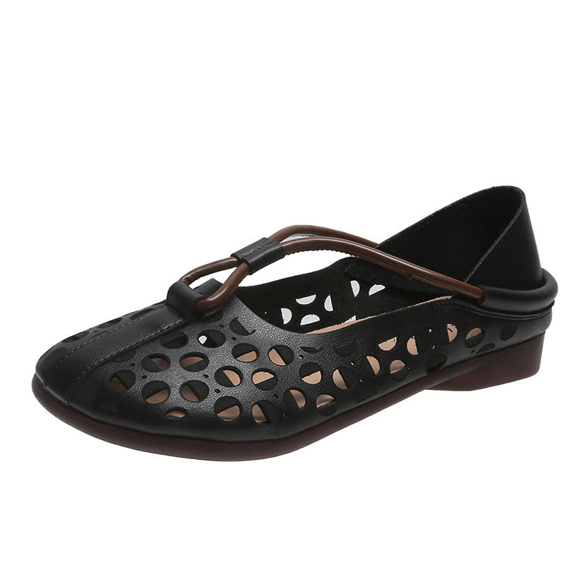【35-41】Sandale din piele cu talpă moale