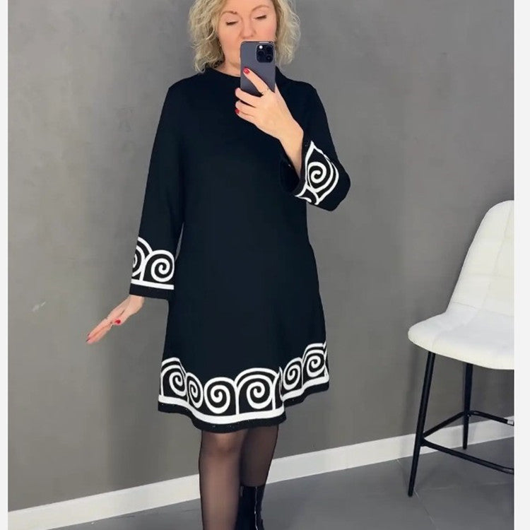 š„š„°ćS-3XLćNoua rochie de modÄ de iarnÄ pentru femei, confortabilÄ Či caldÄ