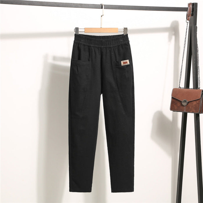 【Cumpărați 1, primiți 1 gratuit】 🔥HOT SALE-50%🔥Pantaloni de damă din bumbac cu talie elastică