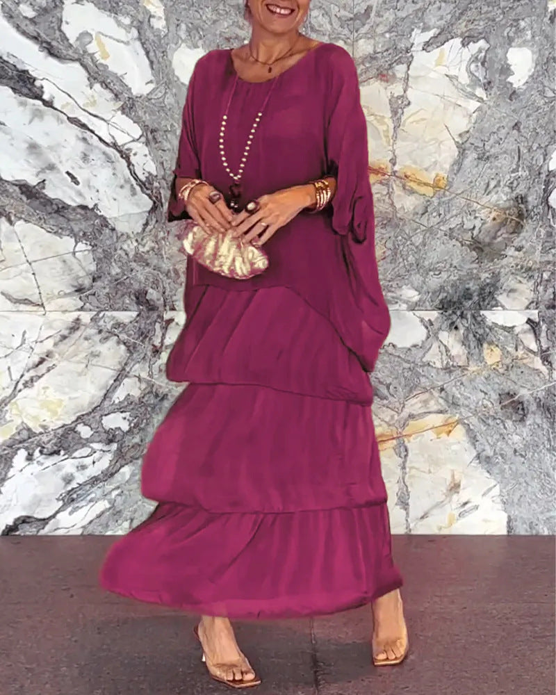 【S - 4XL】Rochie cu un stil artistic și o potrivire relaxată
