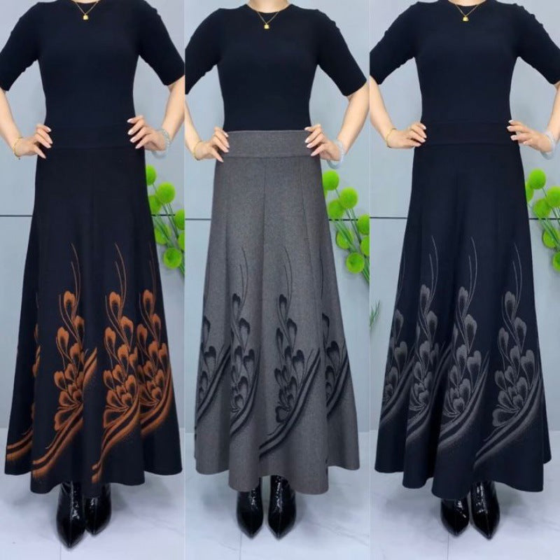 【30%OFF】👗🎀【S-3XL】Fusta de lână îngroșată de toamnă și iarnă