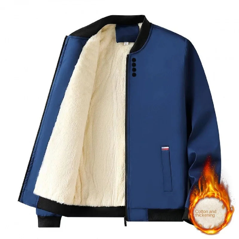 【M-4XL】Jachetă casual de catifea pentru bărbați de toamnă și iarnă