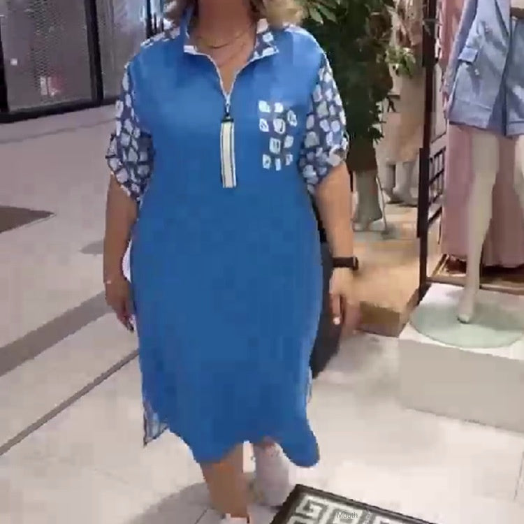 【S-5XL】🌼2024 noua moda si rochie eleganta cu decolteu in V