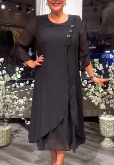 【S-5XL】 ❤️2024 Noi rochii de înaltă calitate din sifon de înaltă calitate