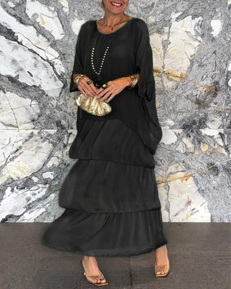 【S - 4XL】Rochie cu un stil artistic și o potrivire relaxată