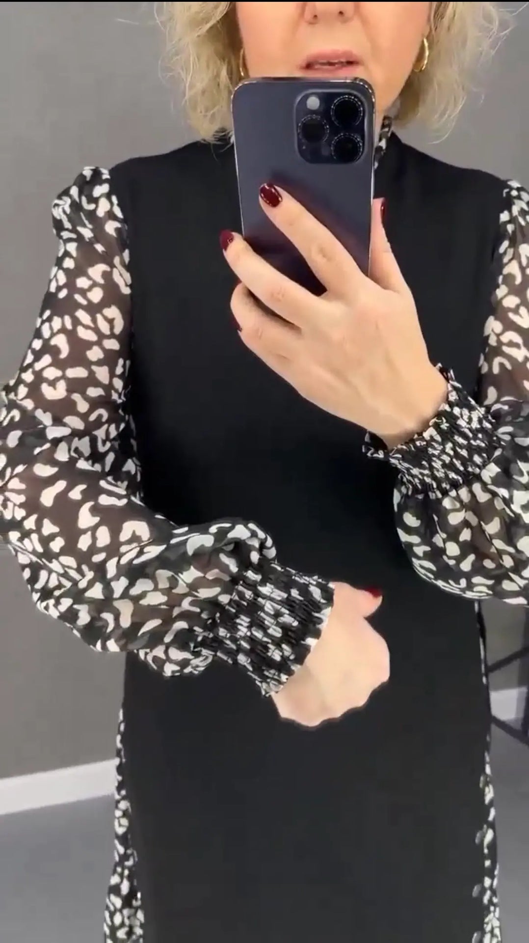 🥰【S-3XL】Noua rochie florala la moda de iarna, confortabila si calda