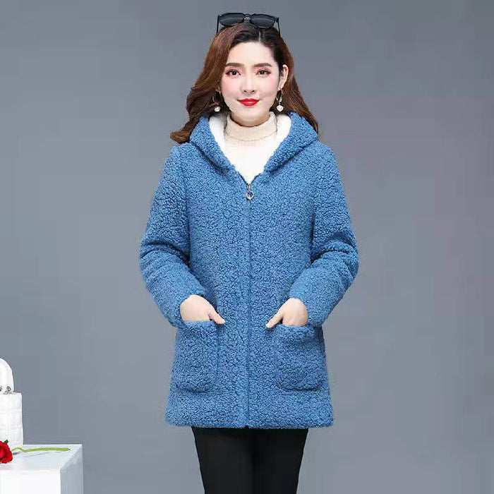 【M-4XL】Noua jachetă cu glugă caldă la modă pentru iarnă