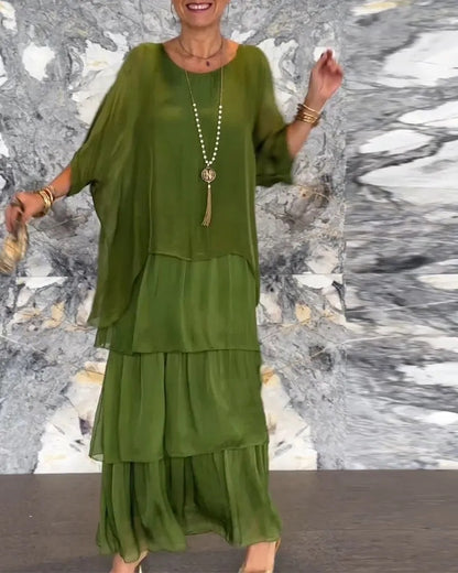 【S - 4XL】Rochie cu un stil artistic și o potrivire relaxată